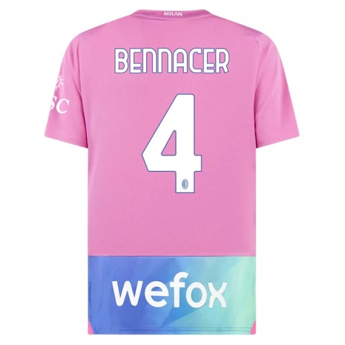 AC Mailand Bennacer 4 3 Trikot 2023 24 Fußballtrikots