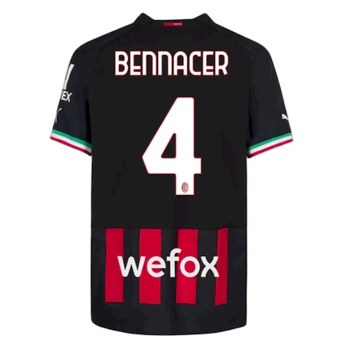 AC Mailand Bennacer 4 Heimtrikot 2022 23 Fußballtrikots