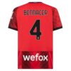 AC Mailand Bennacer 4 Heimtrikot 2023 24 Fußballtrikots
