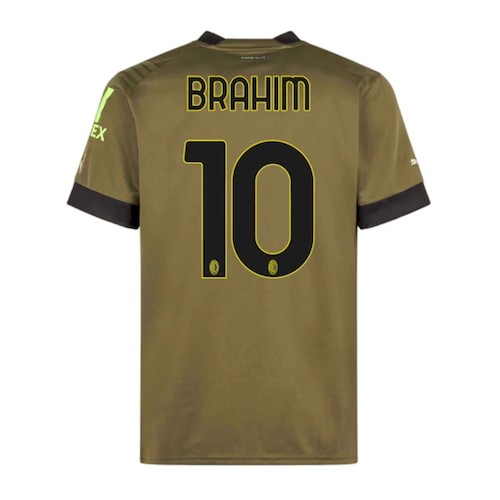 AC Mailand Brahim 10 3 Trikot 2022 23 Fußballtrikots