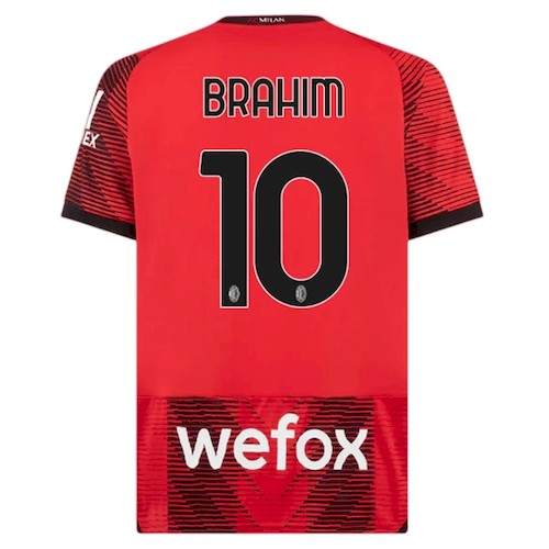 AC Mailand Brahim 10 Heimtrikot 2023 24 Fußballtrikots