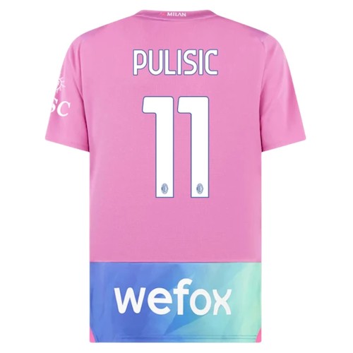 AC Mailand Christian Pulisic 11 3. Trikot 2023-24 Fußballtrikots