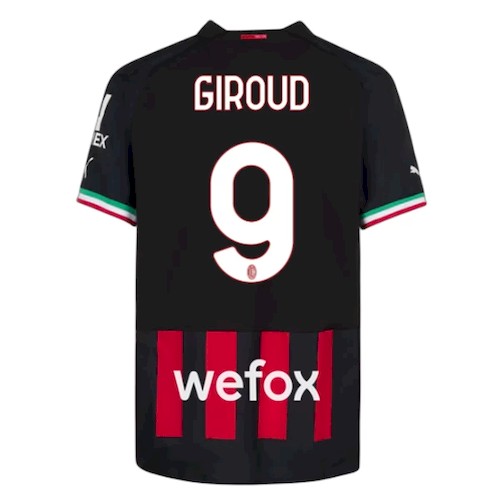 AC Mailand Giroud 9 Heimtrikot 2022-23 Fußballtrikots
