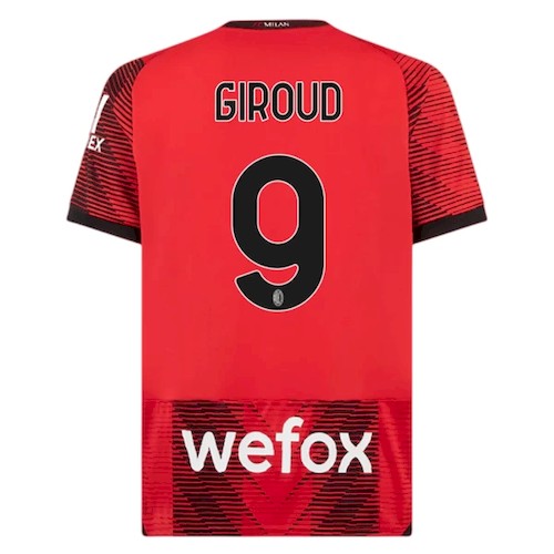 AC Mailand Giroud 9 Heimtrikot 2023-24 Fußballtrikots