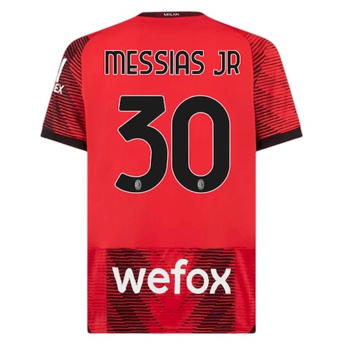 AC Mailand Lionel Messias Jr 30 Heimtrikot 2023-24 Fußballtrikots