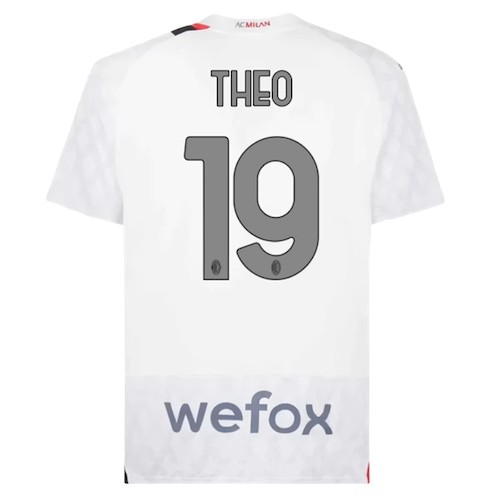 AC Mailand Theo 19 Auswärtstrikot 2023-24 Fußballtrikots