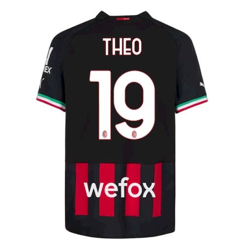 AC Mailand Theo 19 Heimtrikot 2022-23 Fußballtrikots