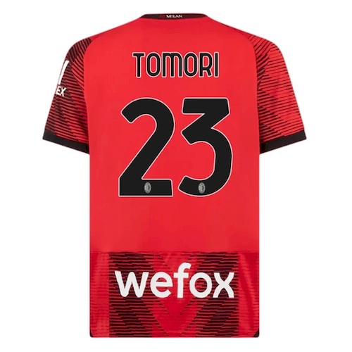 AC Mailand Tomori 23 Heimtrikot 2023-24 Fußballtrikots