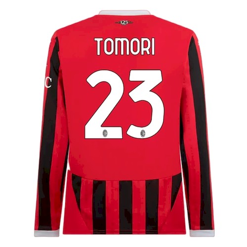 AC Mailand Tomori 23 Heimtrikot 2024-25 Fußballtrikots - Langarm