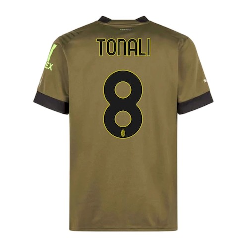 AC Mailand Tonali 8 3. Trikot 2022-23 Fußballtrikots