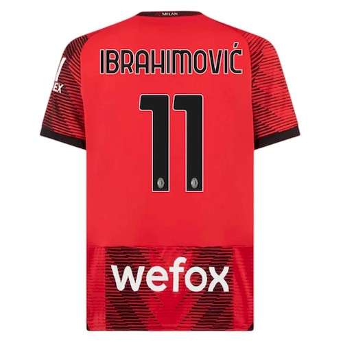 AC Mailand Zlatan Ibrahimović 11 Heimtrikot 2023-24 Fußballtrikots