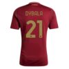 AS Roma Dybala 21 Heim Fußballtrikots kaufen 2024 25