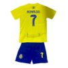 Al Nassr FC Ronaldo 7 Heim Kinder Trikotsatz 2023 2024
