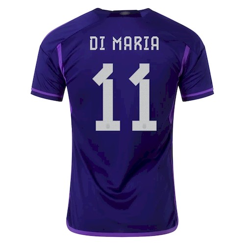 Argentinien Ángel Di María 11 Auswärtstrikot 2022 Fußballtrikots