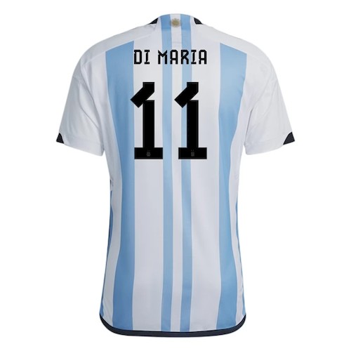 Argentinien Ángel Di María 11 Heimtrikot 2022 Fußballtrikots