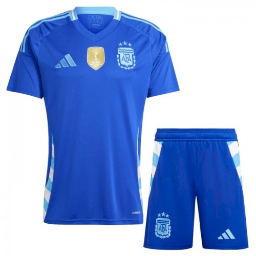 Argentinien Kinder Auswärts Trikotsatz 2024 Fußballtrikots
