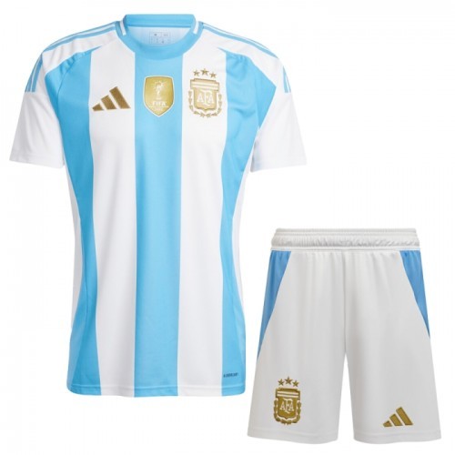 Argentinien Kinder Heim Trikotsatz 2024 Fußballtrikots