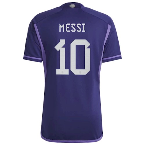 Argentinien Lionel Messi 10 Auswärtstrikot 2022 Fußballtrikots