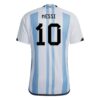 Argentinien Lionel Messi 10 Heimtrikot 2022 Fußballtrikots