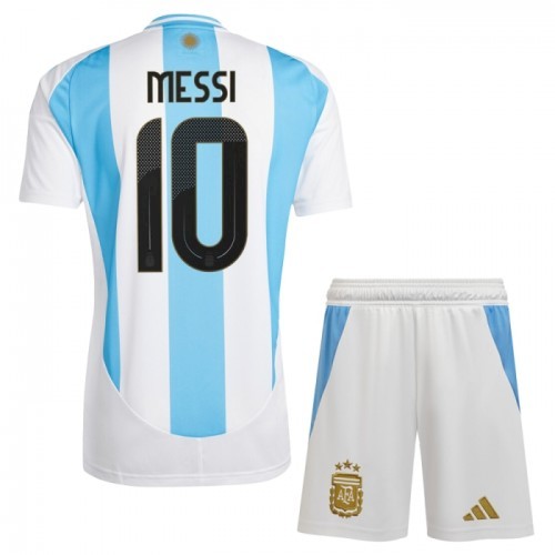 Argentinien Messi 10 Kinder Heim Trikotsatz 2024