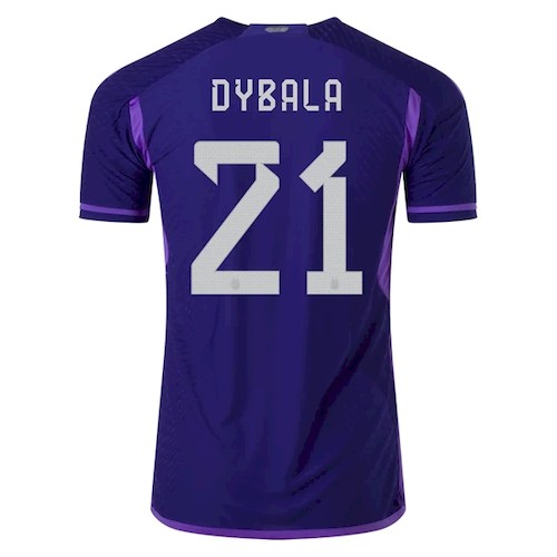 Argentinien Paulo Dybala 21 Auswärtstrikot 2022 Fußballtrikots