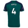 Arsenal Ben White 4 3 Trikot 2023 24 Fußballtrikots