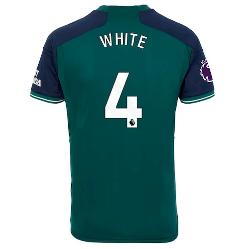 Arsenal Ben White 4 3. Trikot 2023-24 Fußballtrikots