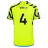 Arsenal Ben White 4 Auswärtstrikot 2023 24 Fußballtrikots