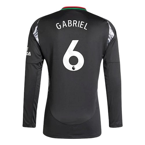 Arsenal Gabriel 6 Auswärtstrikot 2024 25 Fußballtrikots Langarm