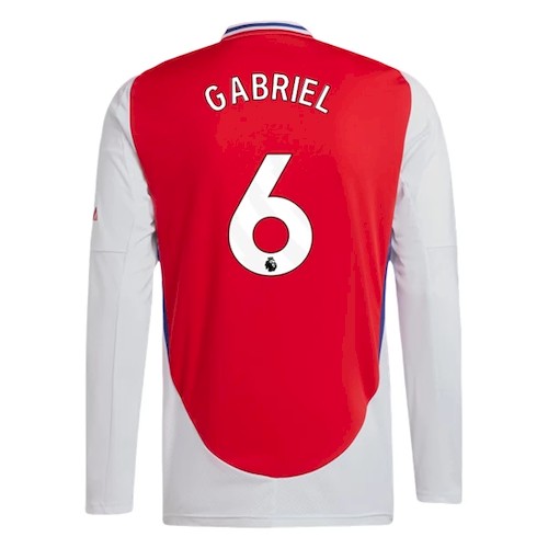 Arsenal Gabriel 6 Heimtrikot 2024-25 Fußballtrikots - Langarm