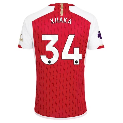 Arsenal Granit Xhaka 34 Heimtrikot 2023 24 Fußballtrikots