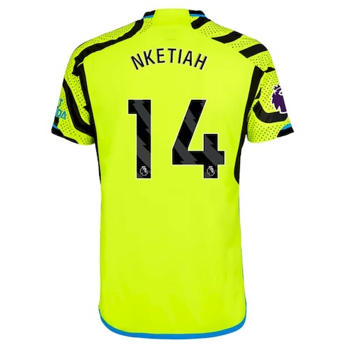 Arsenal Nketiah 14 Auswärtstrikot 2023-24 Fußballtrikots