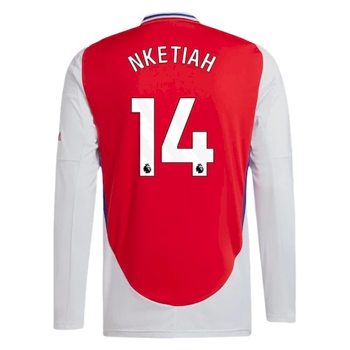 Arsenal Nketiah 14 Heimtrikot 2024-25 Fußballtrikots - Langarm