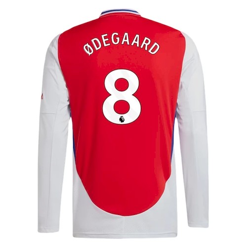 Arsenal Odegaard 8 Heimtrikot 2024-25 Fußballtrikots - Langarm