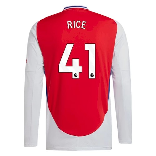Arsenal Rice 41 Heimtrikot 2024-25 Fußballtrikots - Langarm