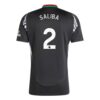 Arsenal Saliba 2 Auswärtstrikot 2024 25 Fußballtrikots