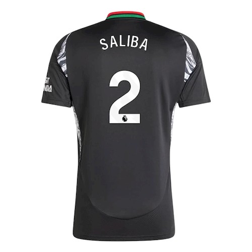 Arsenal Saliba 2 Auswärtstrikot 2024-25 Fußballtrikots