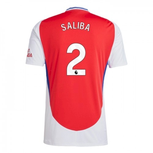 Arsenal Saliba 2 Heimtrikot 2024-25 Fußballtrikots
