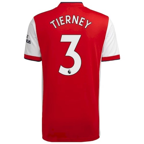 Arsenal Tierney 3 Heimtrikot 2021-22 Fußballtrikots
