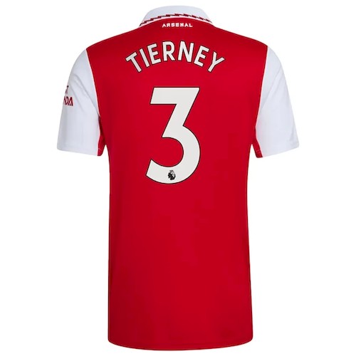 Arsenal Tierney 3 Heimtrikot 2022-23 Fußballtrikots