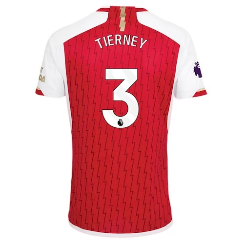 Arsenal Tierney 3 Heimtrikot 2023-24 Fußballtrikots