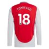 Arsenal Tomiyasu 18 Heimtrikot 2024 25 Fußballtrikots Langarm