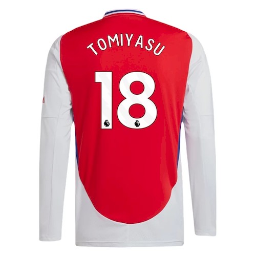 Arsenal Tomiyasu 18 Heimtrikot 2024-25 Fußballtrikots - Langarm