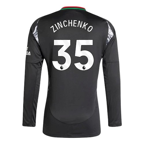 Arsenal Zinchenko 35 Auswärtstrikot 2024-25 Fußballtrikots - Langarm