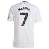Aston Villa McGinn 7 Auswärtstrikot 2024 25 Fußballtrikots