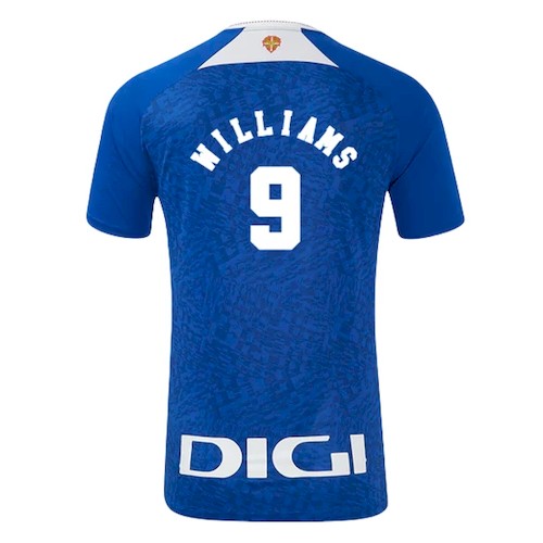 Athletic Bilbao Williams 9 Auswärtstrikot 2024-25 Fußballtrikots