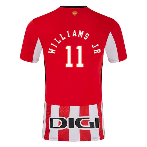 Atlético Bilbao Williams JR 11 Heimtrikot 2024-25 Fußballtrikots