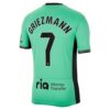 Atlético Madrid Antoine Griezmann 7 3rd Fußballtrikots kaufen 2023 24