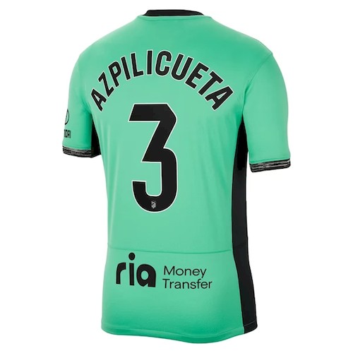 Atlético Madrid César Azpilicueta 3 3. Trikot 2023-24 Fußballtrikots