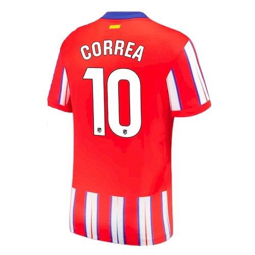 Atlético Madrid Correa 10 Heimtrikot 2024-25 Fußballtrikots